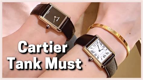 cartier tank small vs large.